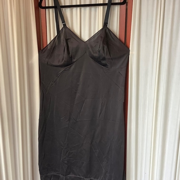 Vintage Wonder Maid Full Slip Lingerie Womens 40 Black Non Cling USA Made - Picture 3 of 8